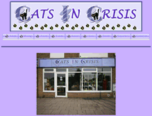 Tablet Screenshot of catsincrisis.org.uk